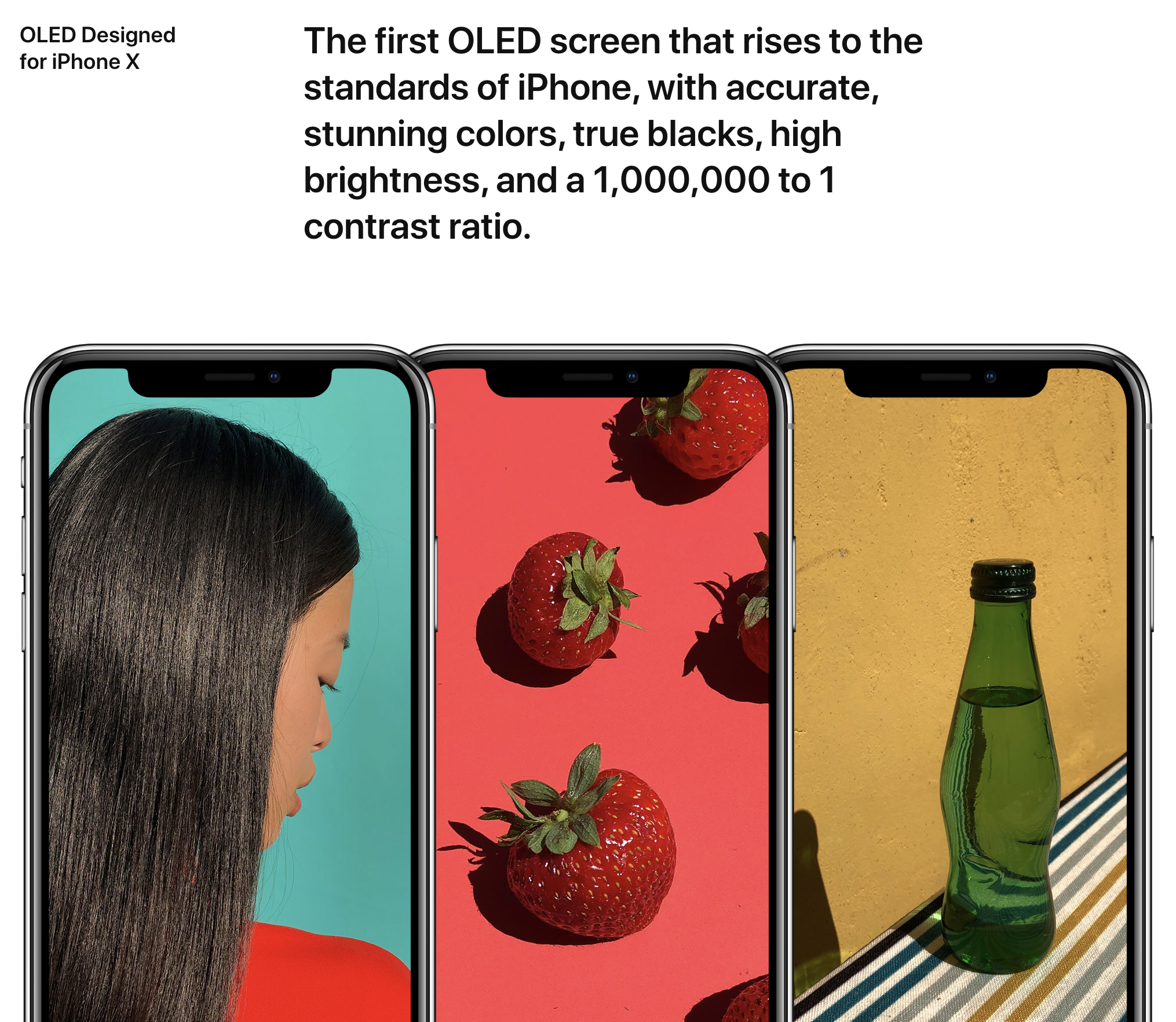 iPhone X launch page, November 2017