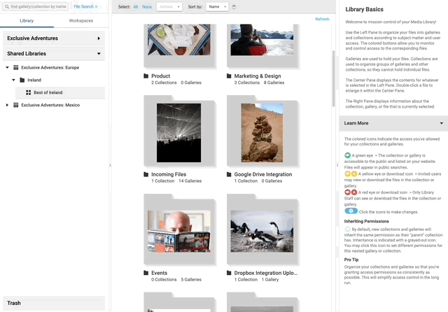 Keyboard navigation for main menu